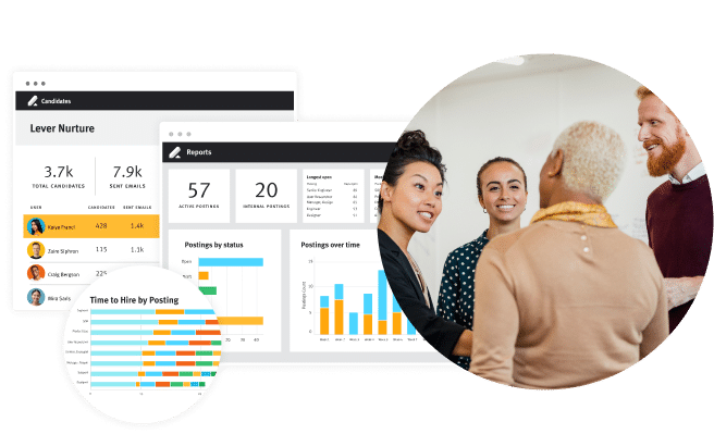 Lever Scale screen for talent acquisition software